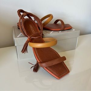 Arezzo lace-up sandals